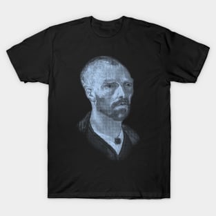 Van Gogh Self Portrait in Blue T-Shirt